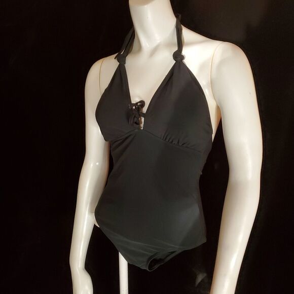 Michael Kors Black One Piece Swimsuit (4) - Picture 2 of 6